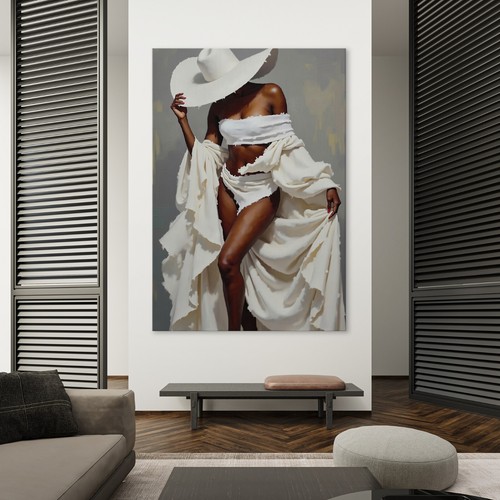 Elegante arte donna nera - ,, moda