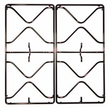 Kit 2 Griglie per Cucina Piano Cottura WHIRLPOOL IGNIS 458 x 225 mm. 4 Fuochi