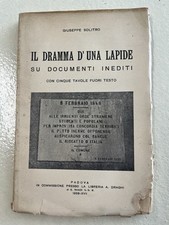 1939, Padova, Risorgimento, Il dramma d'una lapide su documenti inediti, Solitro