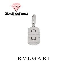 Ciondolo Bulgari Bulgari Charm Parentesi Oro Bianco 18 Carati
