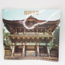 Nikko Giappone 1970's Turismo Brochure Mappa Rivista