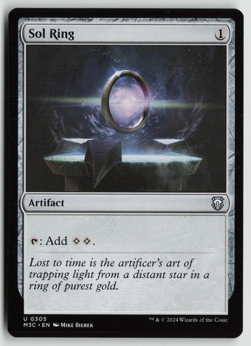 Sol ring lightly played 305 - ring,