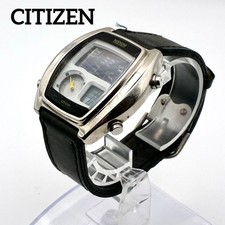 Orologio Citizen Independent Argento Oro Pelle Nera Testato Funzionante