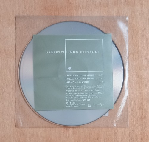 Single giovanni lindo - cd,