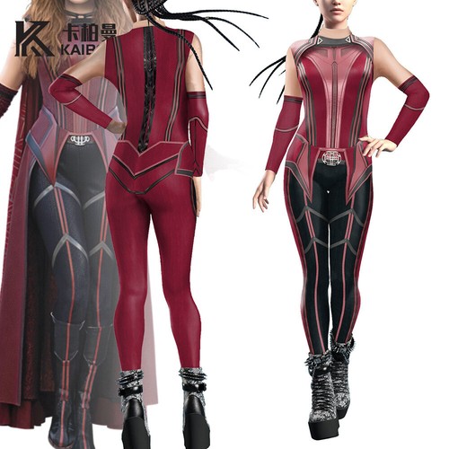 Cosplay wandavision scarlet - cosplay,