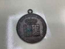 COLLEGIO CARLO ALBERTO MONCALIERI  MEDAGLIA PREMIO SCIABOLA SCHERMA 1914 