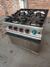 Cucina A Gas 4 Fuochi Con Forno   Professionale