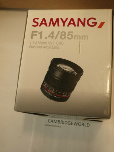Samyang 85mm asferico - samyang,