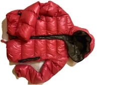 Piumino Duvetica Rosa Intenso Quasi Fucsia , Interno Verde Oliva , Indossato...