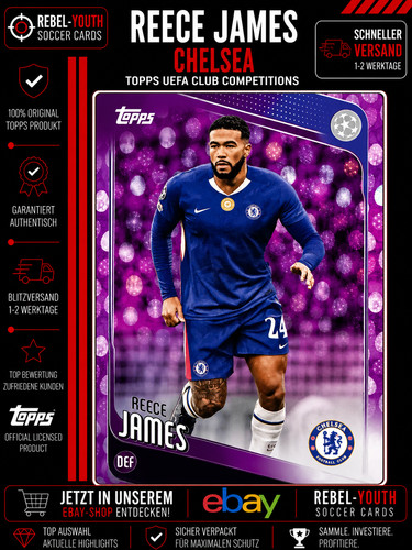 Reece james chelsea topps - reece,