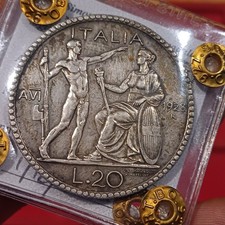 20 Lire Littore 1928 Roma Non