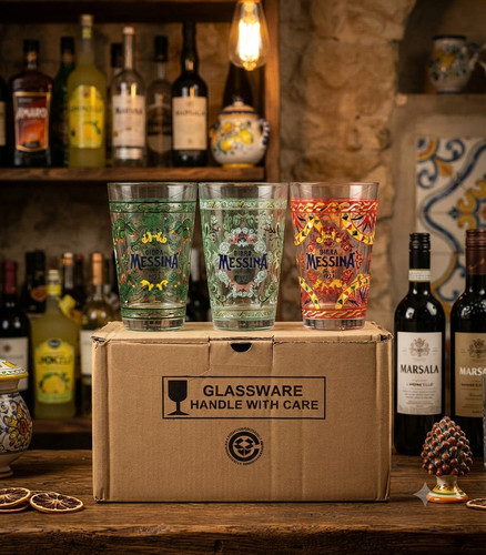 Birra messina set bicchieri - 6,