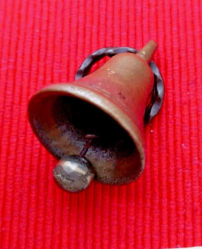 Vecchia campanella ottone - campanella, con