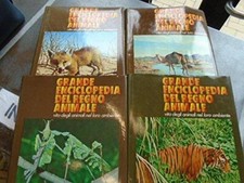grande enciclopedia del regno animale 4 volumi [Hardcover]
