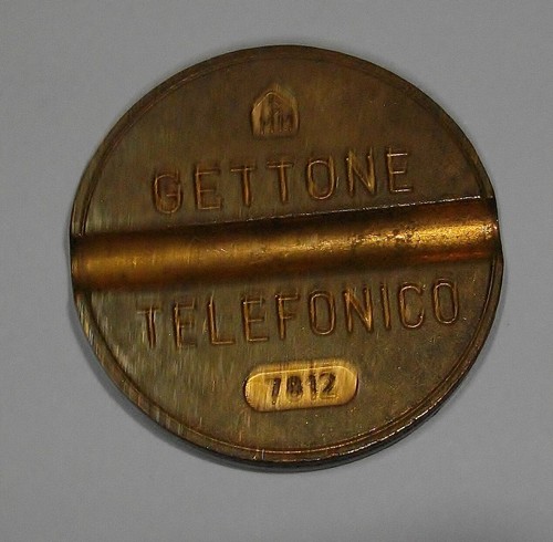 Gettone telefonico sip - gettone, 7812
