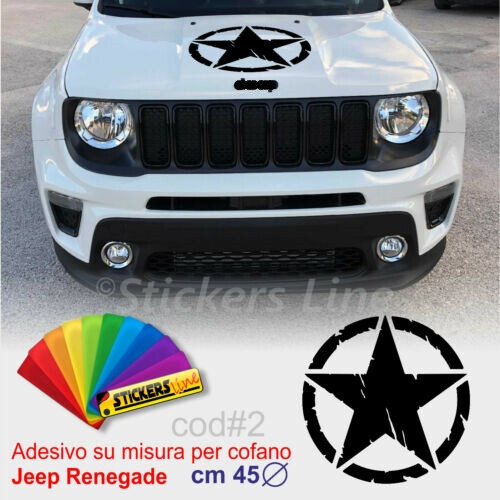 Adesivo stella militare cofano - militare,