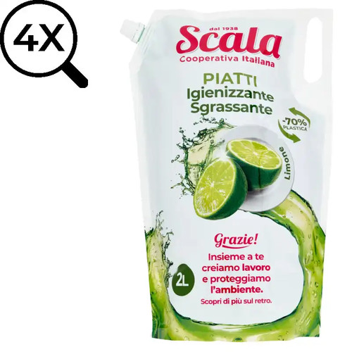 Scala detersivo piatti - 4x,