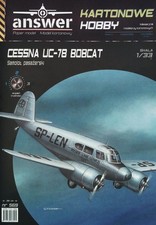Modellino in cartone Cessna