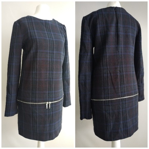 Zara tartan plaid zip - tartan,