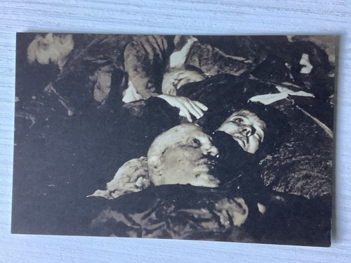 Antica cartolina morte morto - morte,