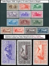 ** Italia 1930: VIRGILIO [13 valori; MNH] Serie e Singoli - Posta Virgiliano