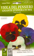 SEMI DI VIOLA DEL PENSIERO GIGANTE SVIZZERA IN MIX IN BUSTA SIGILLATA