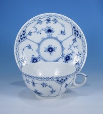 Royal Copenhagen "Musselmalet Halbspitze" Tazza Da Tè & Saucer 081/082 1. Scelta