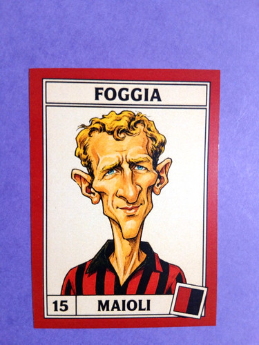 Figurina caricatura calciatori - figurina,