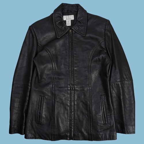 Giacca pelle vintage petite - pelle,