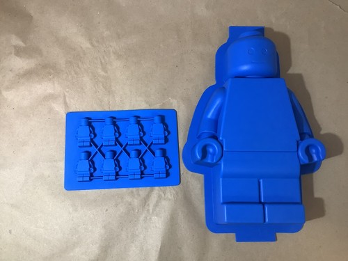 Lego blu silicone - silicone, minifigures