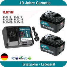 10,8 V 12 V per batteria/caricabatterie Makita CXT BL1041B BL1021B BL1020 BL1040 BL1015