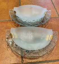 Coppia applique murano anni - anni, 80