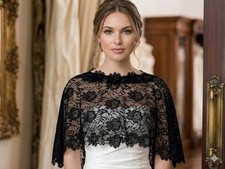 Mantelle in pizzo da sposa per