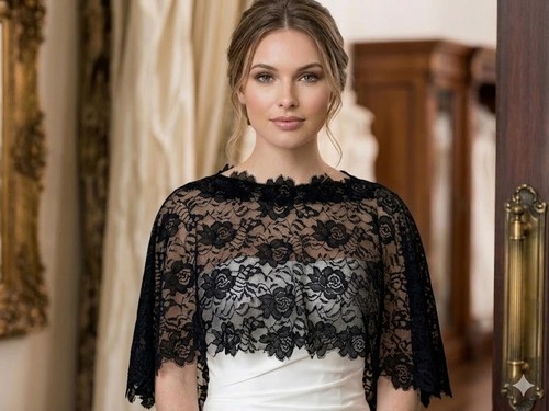 Mantelle pizzo sposa - mantelle,