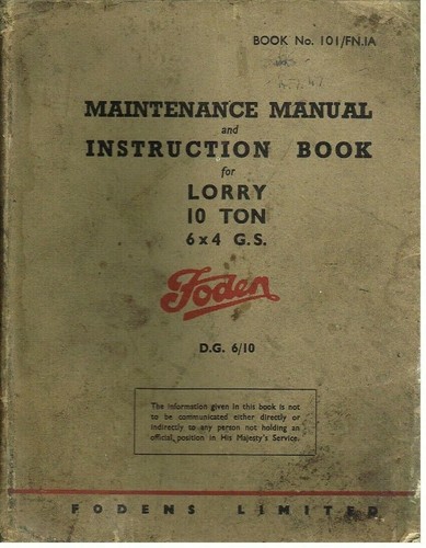 Foden dg6 tonnellate 6x4 - foden, 10