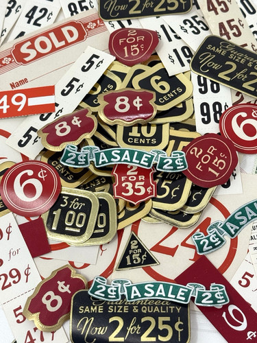Lotto 264 etichette - 264, gommate