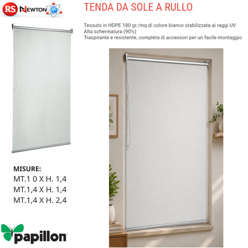 Tenda sole rullo bianca - tenda,