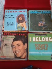 Lotto vinili 45 giri vintage 40 pezzi - Come Nuovi E Eccellenti.       M31