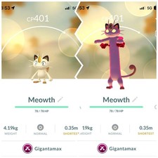 Meowth Gigantamax Pokemon Gen1