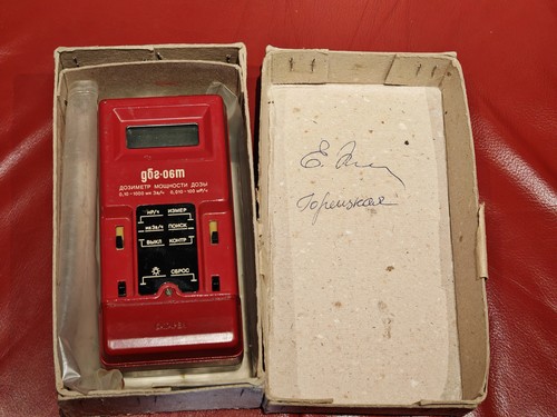 Vintage soviet geiger counter - geiger,