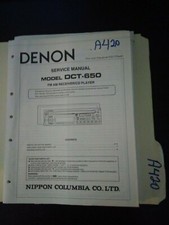 Denon DCT-650 manuale di