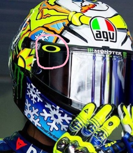 Decalcomanie visiera oakley - visiera,
