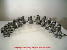 Vintage OS Graupner Nitro Engine Motor FS 20-26-30-40-48...Custom Display Stand