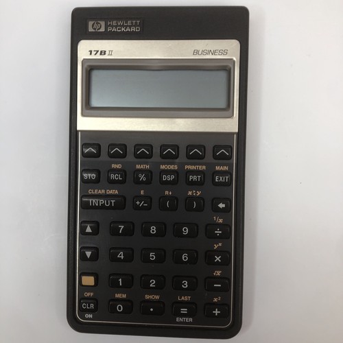 Hewlett packard 17b ii - hewlett,