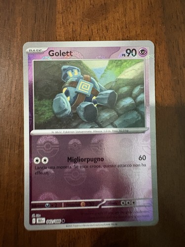Carte pokémon golett - carte,