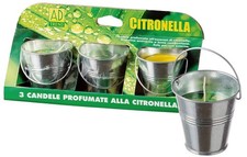 Set 3 candele citronella in
