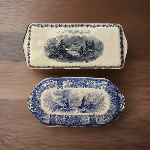 Due vassoi ceramica - due, in
