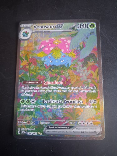 Carta pokemon venusaur - venusaur, ex