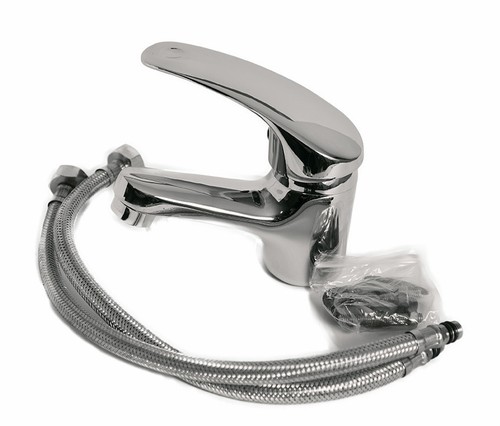 Rubinetto cromato lavandino - cromato,