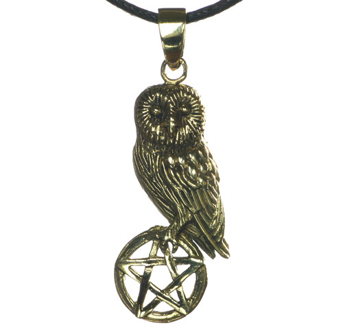 Collana pentagramma gufo lisa - gufo,